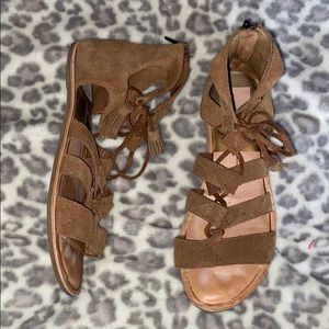 Dolce Vita gladiator inspired sandals